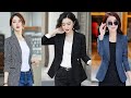 Girl's  Winter Blazer Design ll latest trendy fashions by sadia furor ll