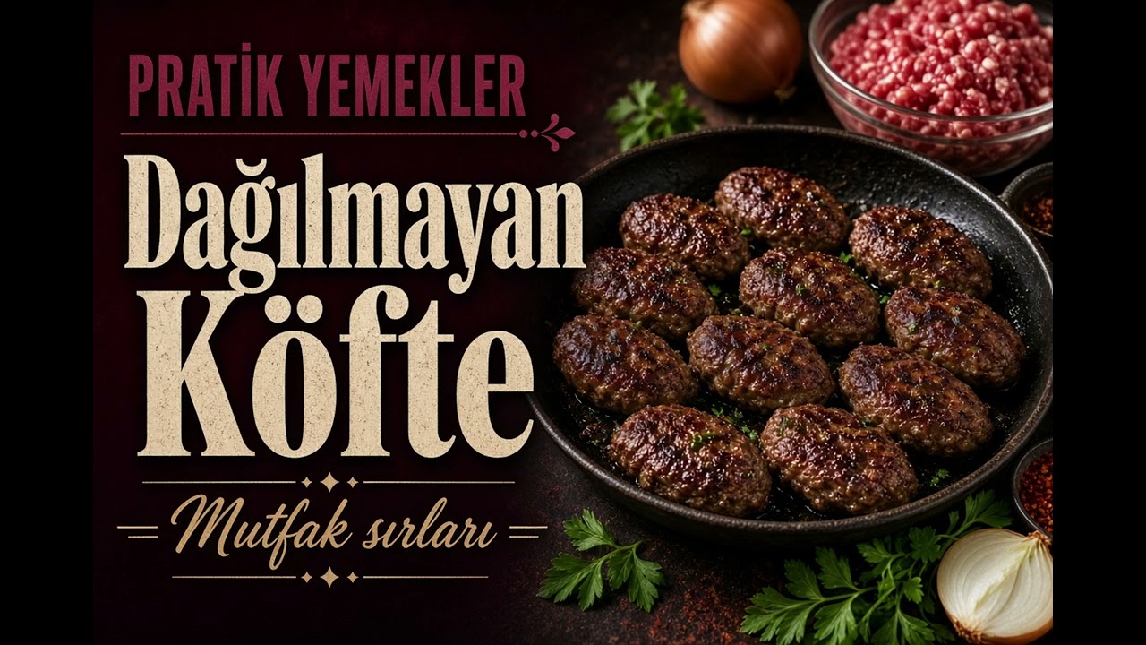 Dağılmayan Köfte Nasıl Yapılır? Tavada Açılmayan Köftenin Sırrı | Pratik Yemekler Dağılmayan Köfte Nasıl Yapılır? Tavada Açılmayan Köftenin Sırrı | Pratik Yemekler