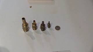 Strait fountain nozzles, here i look at some from small to huge and something else.
