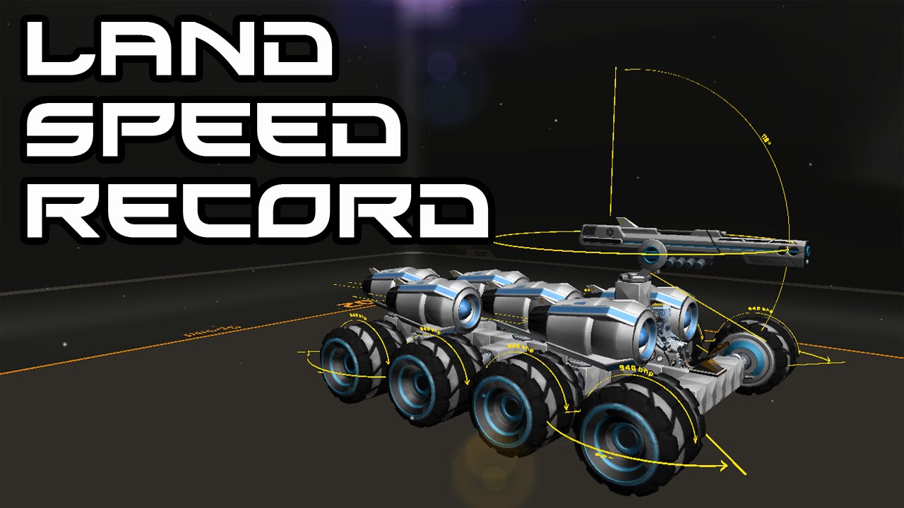 Robocraft Land Speed Record Attempt #1 (260mph)