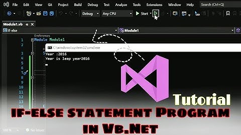 if-else statement Program in VB.Net || #msbte ||