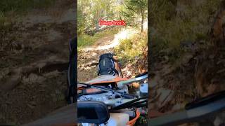 Deep trails, gotta love the tight trails #dirtbike #ktm #singletrack #readytorace #dirtrider