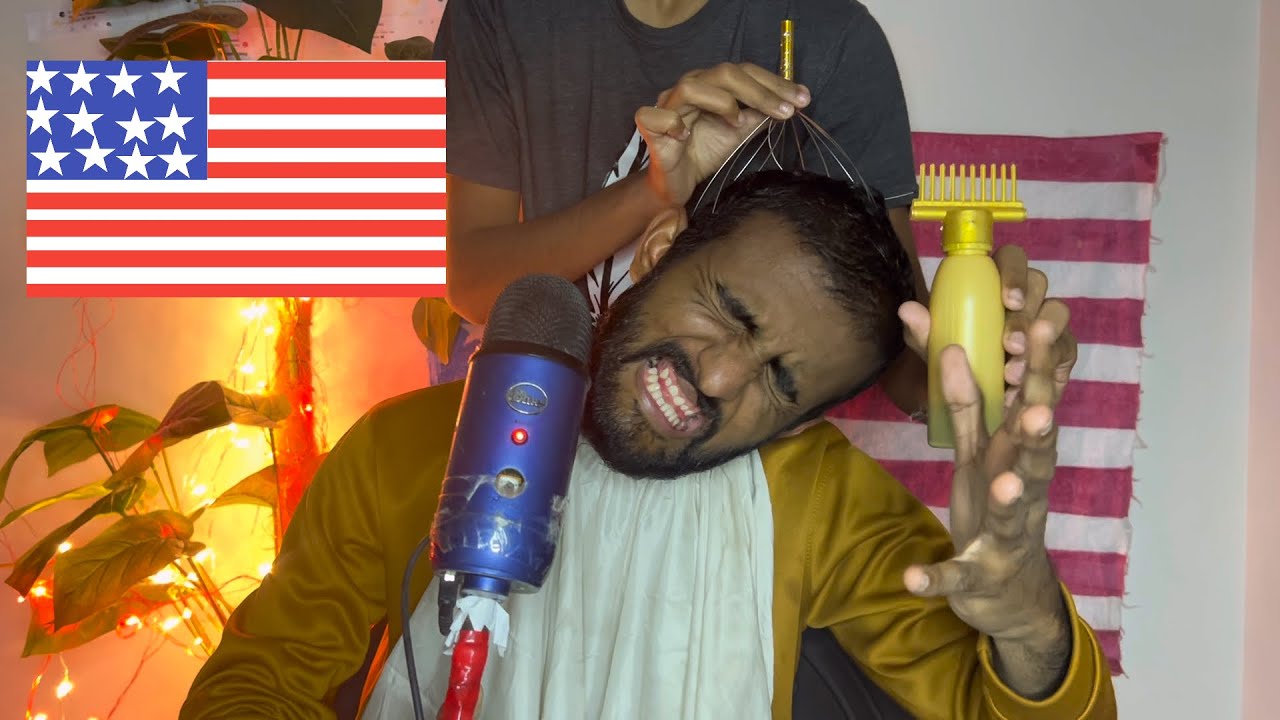 ASMR Head Massage With My Friends 💆 | USA 🇺🇸 Type 