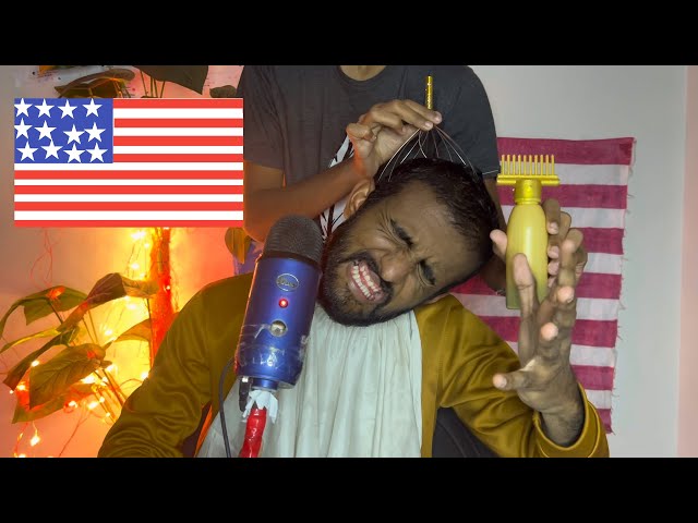 ASMR Head Massage With My Friends 💆 | USA 🇺🇸 Type 