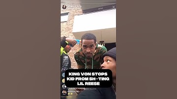 King Von Stops Kid From Sh**ting Lil Reese #chicago #lilreese #kingvon #viralshorts