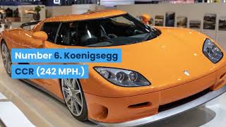 TOP 10 FASTEST CARS IN THE WORLD EVER BUILT 2020