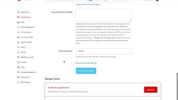 Setup Auth0 for user authentication