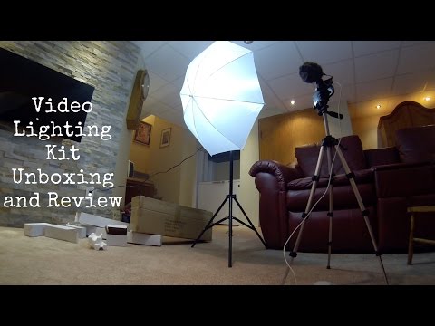 Video Lighting Kit  Canadian Studio - Unboxing & Review