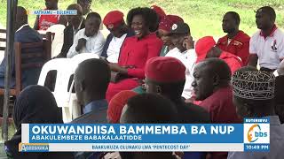 Okuwandiisa Bammemba ba NUP e Bulemeezi, Abakulembeze Babasabye Okwewala Efujjo