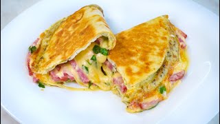 It's so delicious that I cook it almost every day! 5 minute tortilla recipe