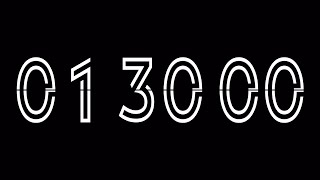 1 hours 30 minute countdown, Timer & alarm flip clock.