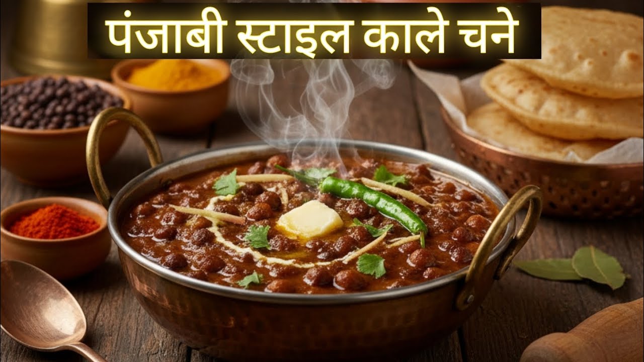 पंजाबी स्टाइल काले चने की सब्ज़ी | Punjabi Style Kala Chana Masala | Rasoi_Ghar_By_Rashmi