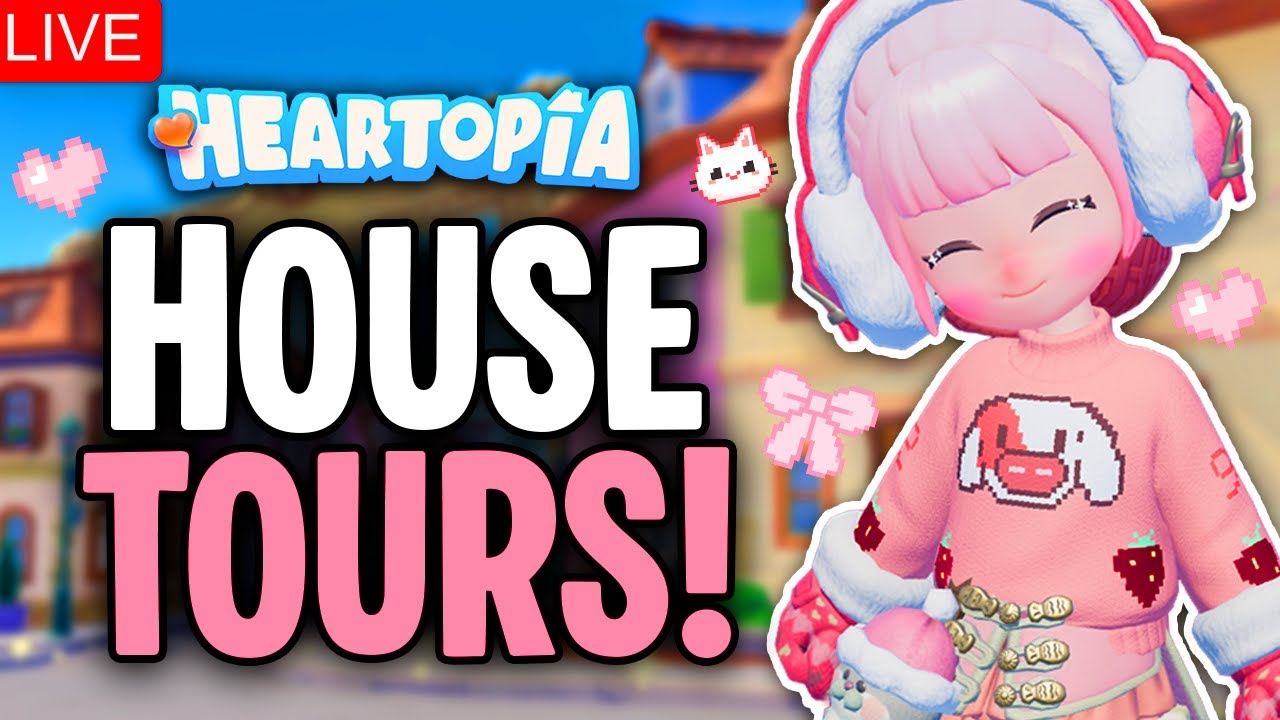 I WANT TO SEE YOUR HOUSES! 🩷 Global Server Today! - Heartopia!