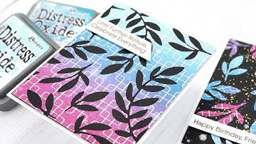 Birthday Greetings | Creating Die Cut Backgrounds