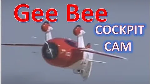 Great cockpit footage of Gee Bee R2 Aerobatic Demo