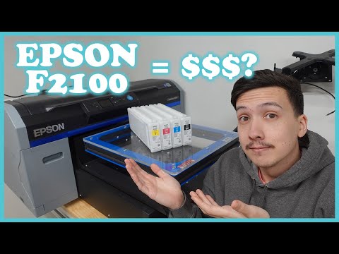 How Much Does An Epson SureColor F2100 Direct-To-Garment (DTG) Printer Cost To Own In 2023?