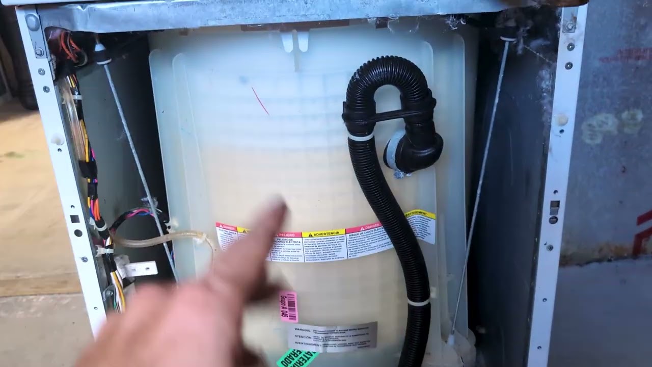 GE Stackable Washer Dryer Combo Front Panel Removal (EASY!)