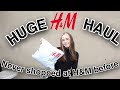 Shopping at H&amp;M for the first time EVER + Huge try on haul!