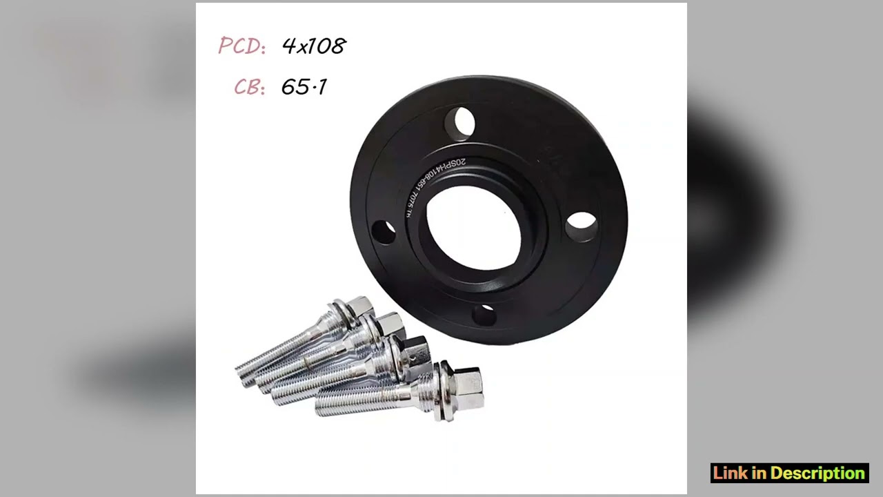 Wheel Spacer Suit 15mm 20mm Kit 4x108 CB651 For Car Peugeot 206 106 307 308 2008 3008 408 406 207 2