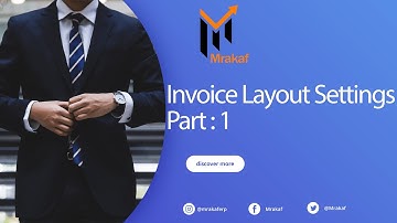 Invoice Layout Settings, Printing invoice in different paper size, thermal printer in Mrakaf Part 1