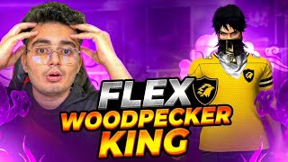 WOODPECKER KING IS BACK​#1VS4 #rankpush​#freefirehighrank​#freefirepro​#1v2clutch​#freefiretactics