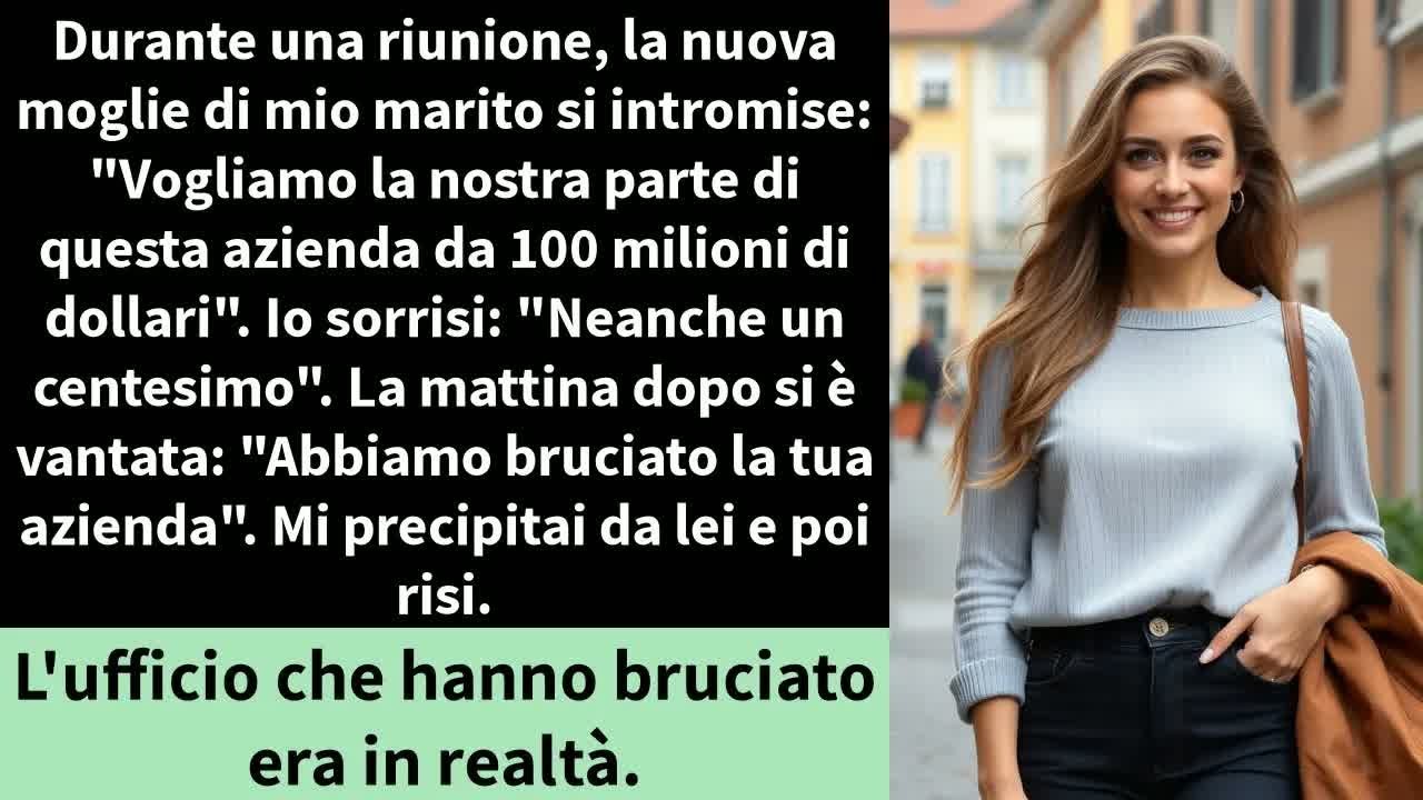 Durante una riunione, la nuova moglie di mio marito si intromise： ＂Vogliamo la nostra parte di