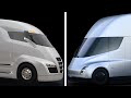 Nikola Semi vs Tesla Semi Truck - Hydrogen Fuel Cell vs Electric