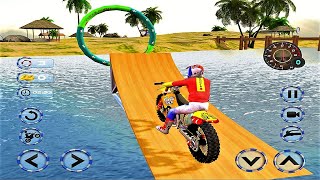 Beach Water Surfer Bike Racing-Best Android Gameplay HD screenshot 3