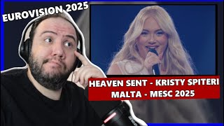 🇲🇹 Heaven Sent - Kristy Spiteri | MESC 2025 | Eurovision 2025 | TEACHER PAUL REACTS LATVIA