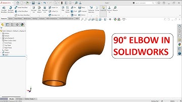How to create 90° Elbow in SolidWorks | QuickCAD Tutorials