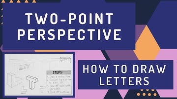 How to Draw Letters in Two-Point Perspective