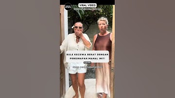 Bule Pengen Pulang Kampung Aja Kalau Gini⁉️ ‼️ #reaksibule #shorts #viralvideo