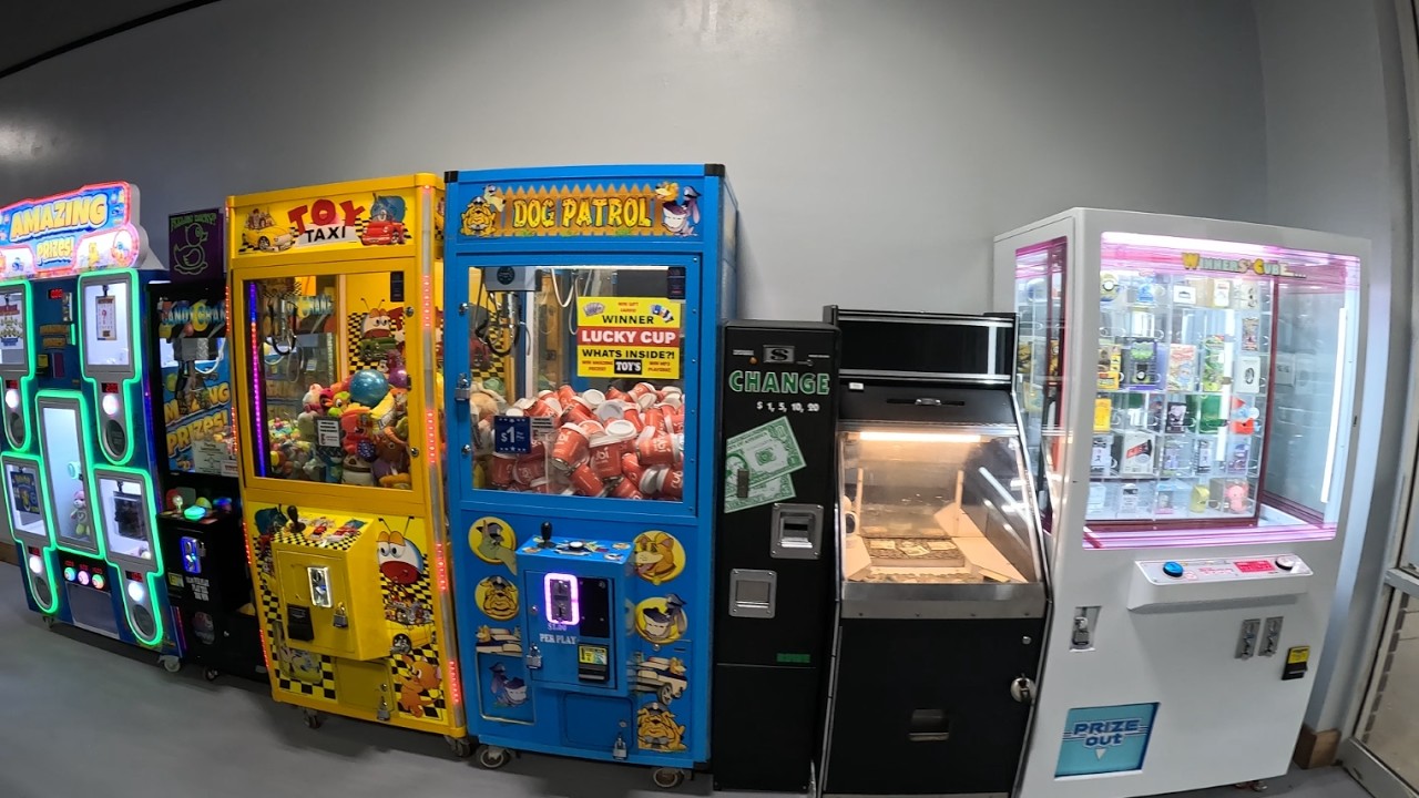 installing 7 arcade games in new location