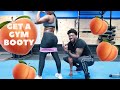 Personal Trainer shows  me how to get a NICE GYM booty