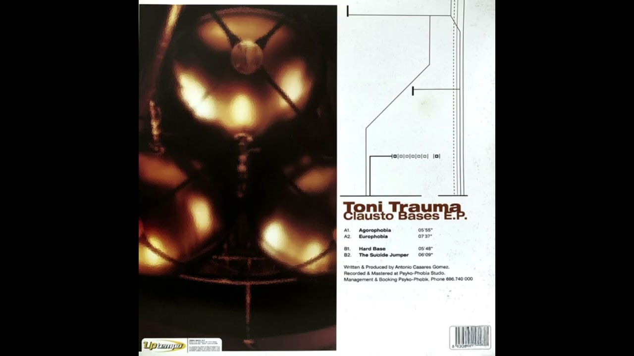 TONI TRAUMA - Clausto Bases E.P. - EUROPHOBIA [A2] (Musica Makina HQ) 2001