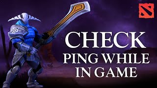 How to Check Ping While in Game in Dota 2 2024?