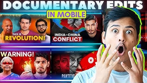 Pro Editing Like @dhruvrathee @The_SaqlainKhan @NitishRajput | Documentary Style in Mobile!