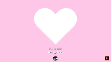 How to draw a heart shape in adobe illustrator in 20 seconds| Easiest method !
