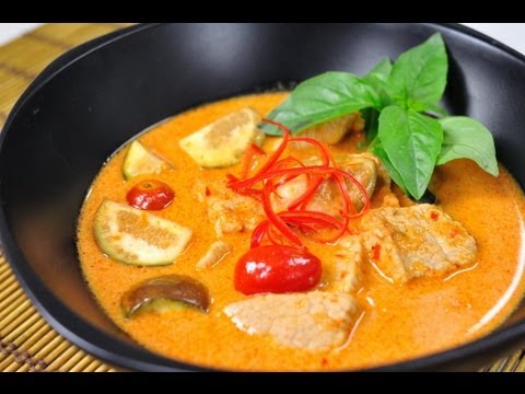 แกงเผ็ดหมู Red Curry with Pork