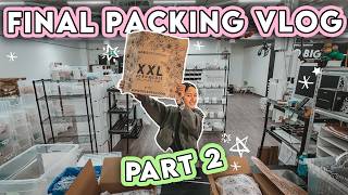 Packaging My Final Orders For My Small Business 📦🖤✨ Behind-the-scenes Vlog ☁️ | Part 2