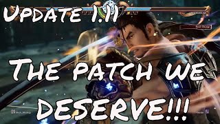 Patch Notes 1.11 Breakdown.... Thank You Project Soul/Bandai | Soul Calibur 6