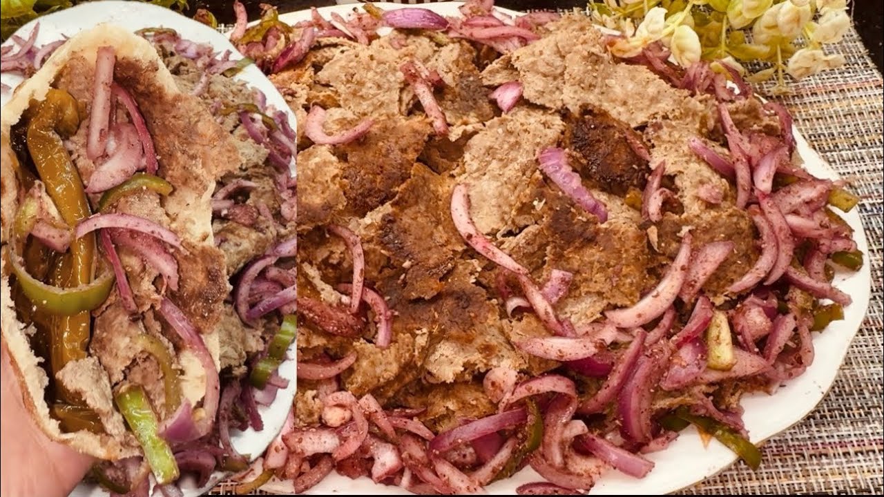 سر الترند الجديد دونر كباب ‼️او الكباب التركي ✅هي دي الطريقه الصح