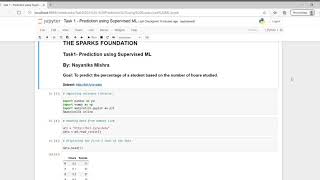 GRIP Task 1 Prediction using Supervised ML