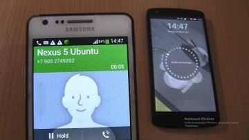 Incoming call & Outgoing call at the Same Time Samsung Galaxy S2 plus+Nexus 5  Ubuntu
