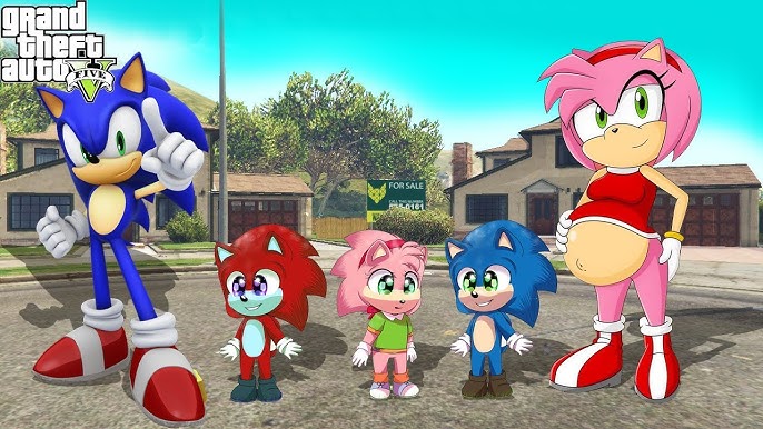 JOGO da NAMORADA do SONIC 😍 Historia Amy One GIRL Army 