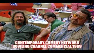 CONTEMPORARY COMEDY NETWORK COMMERCIAL * Bowling Channel 1989  HQ