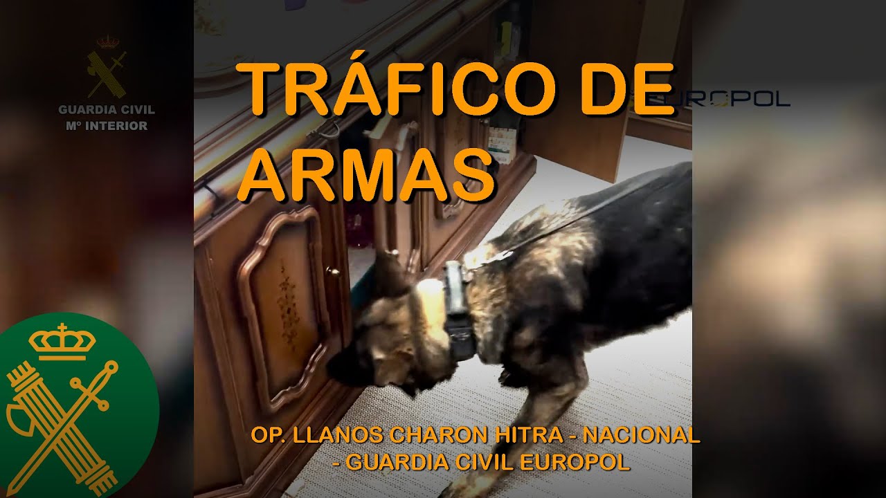 Desarticulada una organización transnacional de tráfico armas.