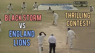 Black Storm Vs England Lions | West Indies V England | 4th Test 1998 | Thrilling Contest