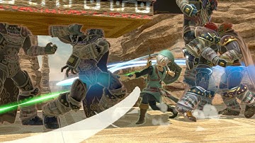 SSBU - A team of seven level 1 CPU Ganons fight the most powerful level 9 CPU Link in the universe