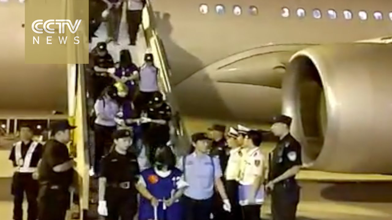 63 Chinese telecom fraud suspects from Cambodia are under police custody